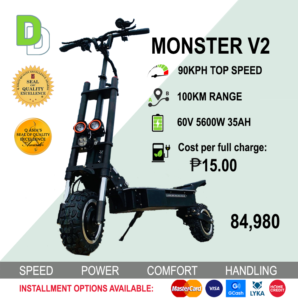 Monster V2 Dual motor Electric Kick Scooter